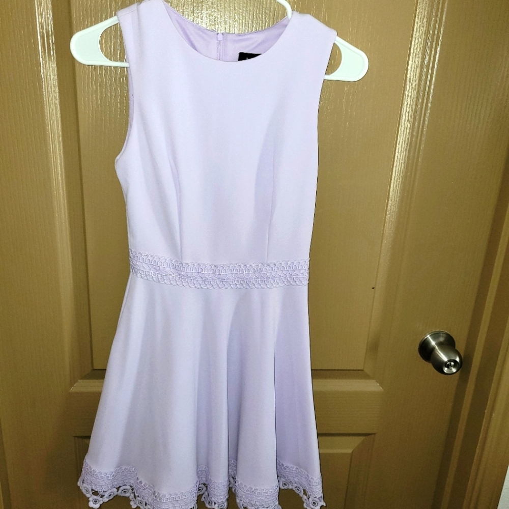 Purple cocktail dress